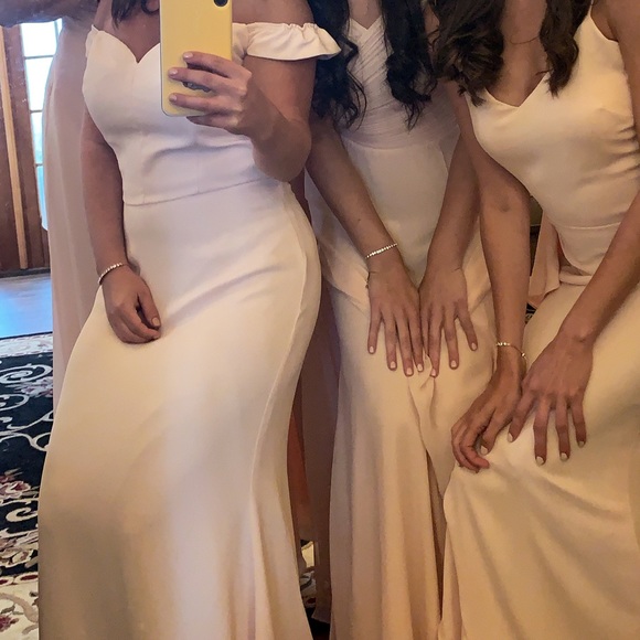 Bill Levkoff Pale Pink Gown style 1561 - Picture 5 of 5